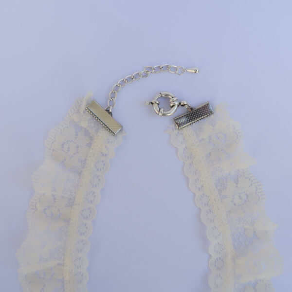 Chocker "Number one" Dentelle blanche photo 3