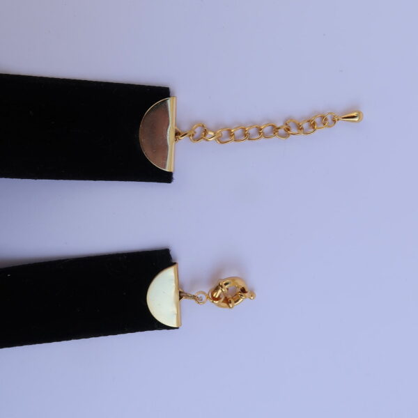 Chocker "Number one" Velour Noir photo 1